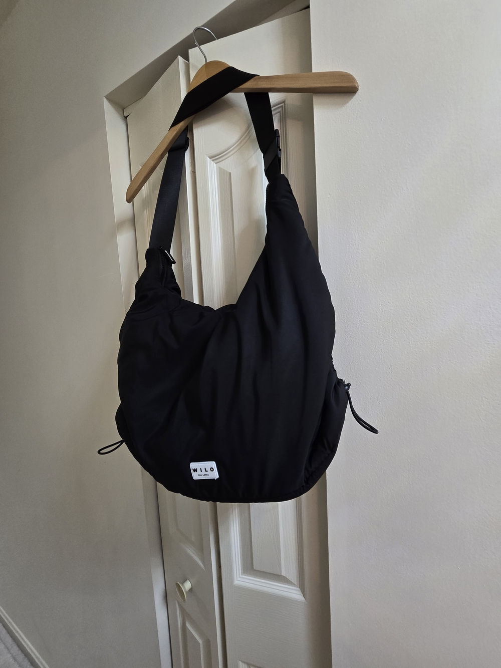 New Wilo The Label Black Soft Bag – Lightweight Everyday Tote